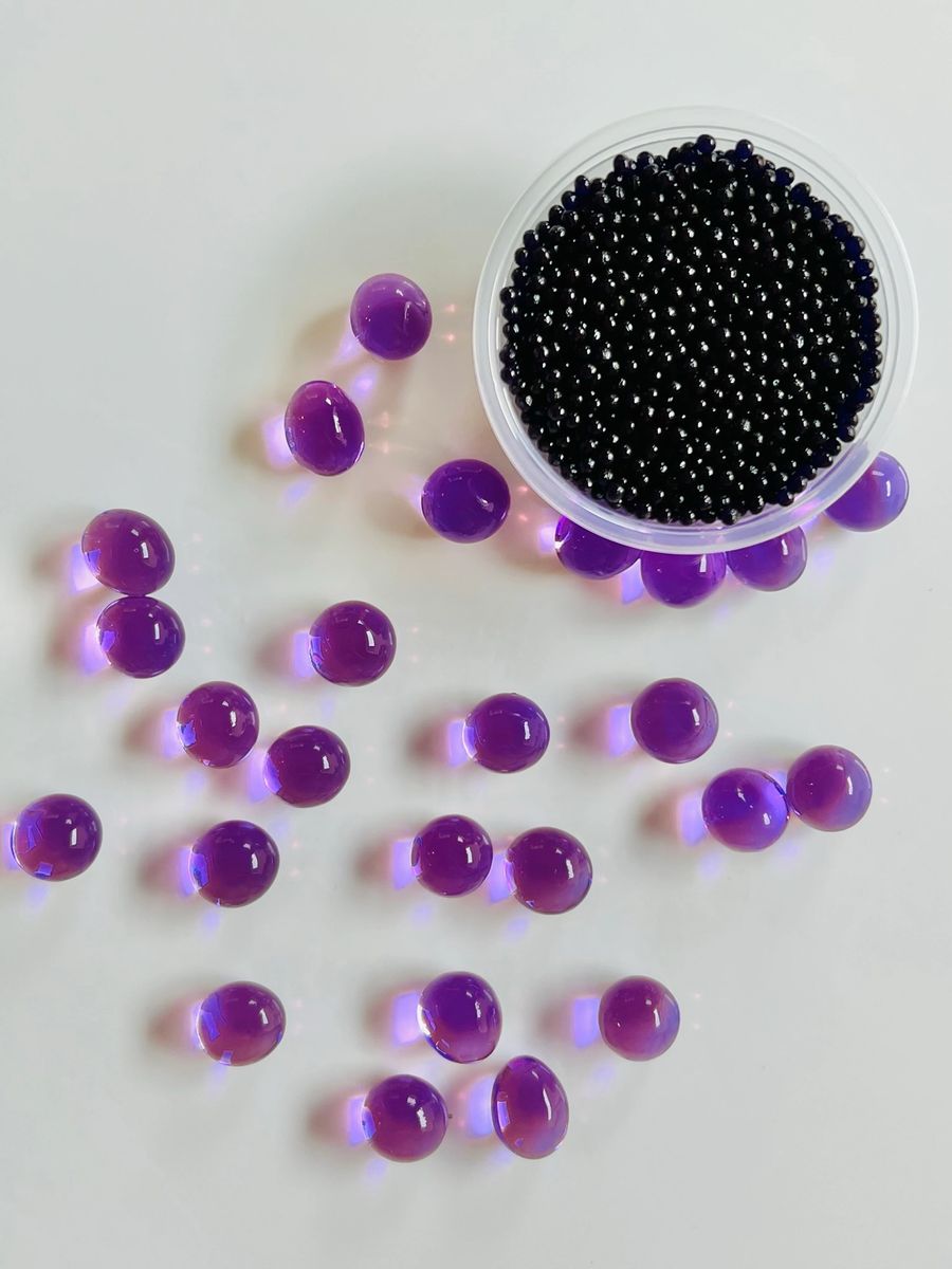 Purple Water Beads